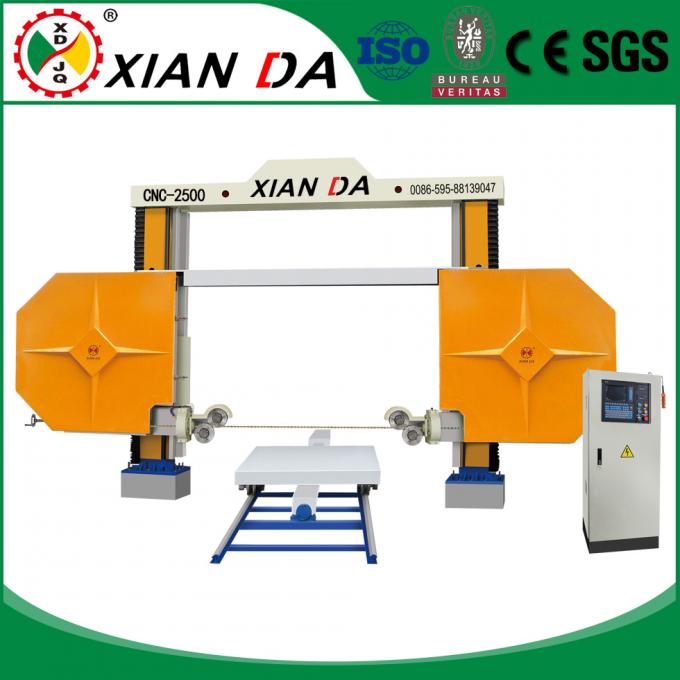 डायमंड वायर सॉ स्टोन प्रोफाइलिंग कटिंग मशीन 11kw 0