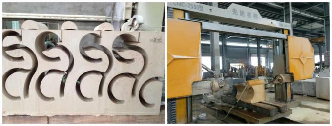 डायमंड वायर सॉ स्टोन प्रोफाइलिंग कटिंग मशीन 11kw 2