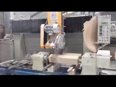 दो पीसीएस 380V एकल स्तंभ पत्थर काटने की मशीन 16kw Baluster