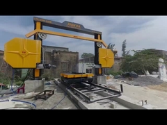 औद्योगिक पत्थर काटने के लिए 4 फ्लाईव्हील के साथ सीएनसी डायमंड वायर देखा मशीन