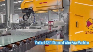 3डी स्टोन प्रोफाइलिंग और ब्लॉक कटिंग के लिए वर्टिकल सीएनसी डायमंड वायर सॉ मशीन
