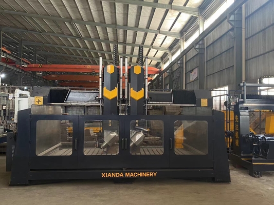 गुणवत्ता  Xianda 4 Axis High Precision CNC Carving Machine With 0.02mm Positioning Accuracy And 5.5KW Spindle Power फैक्टरी