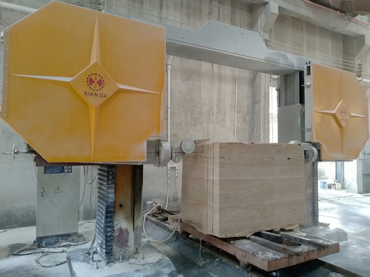 ग्रेनाइट और संगमरमर के प्रसंस्करण के लिए 4 एक्सिस सीएनसी डायमंड वायर सॉ मशीन