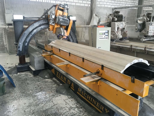 स्वचालित रोमन स्तंभ स्लॉट काटने की मशीन 7.5kw