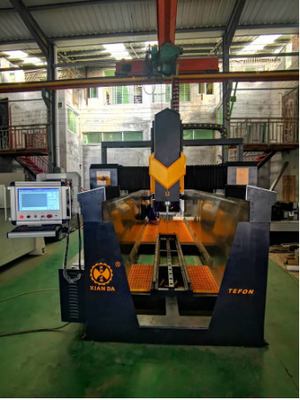 उच्च परिशुद्धता 4 अक्ष सीएनसी स्तंभ नक्काशी मशीन 7.5kw