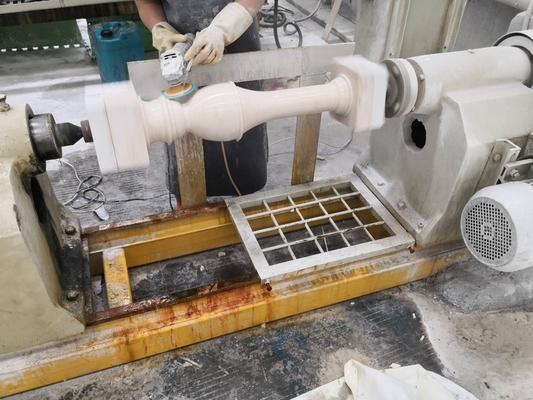 उच्च क्षमता वाली एसी बैलस्टर कॉलम पोलिश मशीन 7.5kw