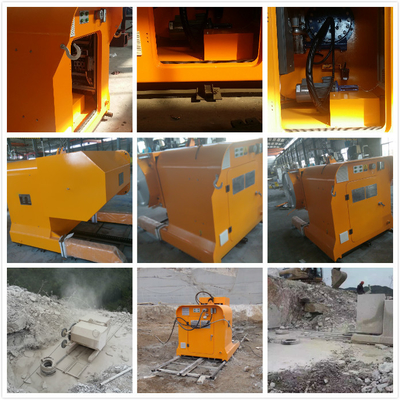 संगमरमर ग्रेनाइट क्वार्ट्ज ब्लॉक काटने के लिए क्वारी वायर देखा मशीन