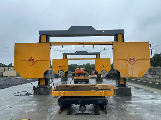 15kw मुख्य मोटर Xianda पेशेवर पत्थर ट्रिमिंग तार ब्लॉक के लिए देखा