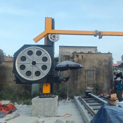 स्वचालित काटने की प्रक्रिया के लिए हाई स्पीड डायमंड वायर सॉ मशीन