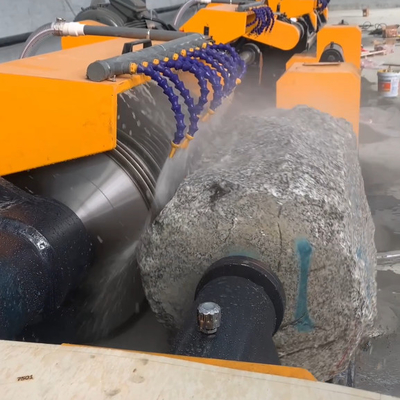 उच्च उत्पादकता गोल गेंद बनाने की मशीन पत्थर bollard के लिए