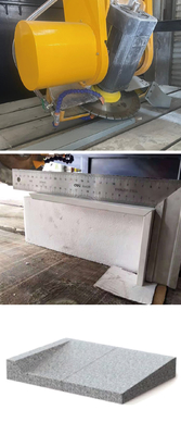 0-60° सर्वो मोटर बेवलिंग के साथ चार-अक्ष ब्रिज-प्रकार की पत्थर काटने की मशीन