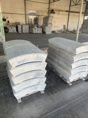 दोहरी-ब्लेड आर्क-स्लैब स्वचालित एज ट्रिमिंग मशीन