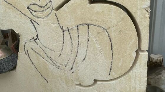 1.5M/1.8M/2.1M/2.2M/3.5M बड़े ब्लॉक्स के लिए 360° रोटरी टेबल के साथ सीएनसी डायमंड वायर-आरा ड्रेसिंग मशीन