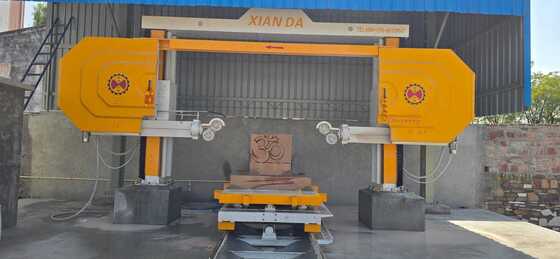 स्मार्ट सीएनसी डायमंड वायर सॉ स्टोन कटिंग मशीन बेयरिंग फोर स्पिंडल लिंकेज हाई स्टेबिलिटी इंजन ग्रेनाइट के लिए उच्च सुरक्षा