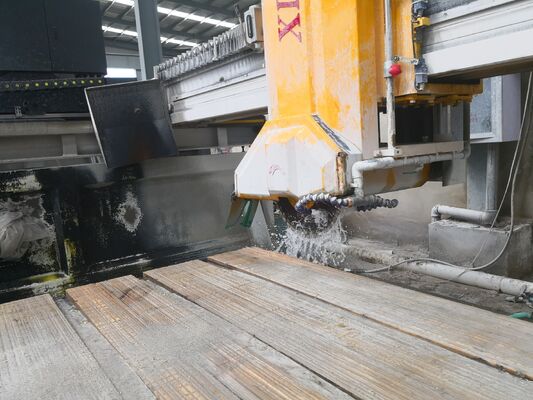 अवरक्त पुल देखा लेजर पत्थर पीएलसी काटने की मशीन, बड़े पैमाने पर संगमरमर और ग्रेनाइट स्लैब प्रसंस्करण के लिए उपयुक्त