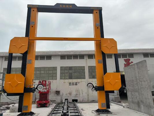 3500*3000*1800mm अधिकतम प्रसंस्करण आकार और पत्थर काटने के लिए 11kw मुख्य मोटर के साथ सीएनसी डायमंड वायर सॉ मशीन