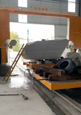 3500*3000*1800mm अधिकतम प्रसंस्करण आकार और पत्थर काटने के लिए 11kw मुख्य मोटर के साथ सीएनसी डायमंड वायर सॉ मशीन