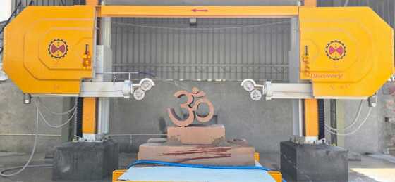 XIANDA मार्बल बेसाल्ट सीएनसी डायमंड बीड वायर सॉ स्टोन कटिंग प्रोफाइलिंग मशीन