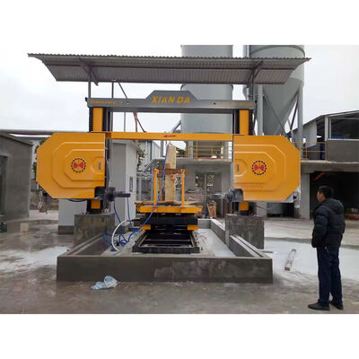 ग्रेनाइट मार्बल ब्लॉक काटने और आकार देने के लिए स्वचालित 5 एक्सिस सीएनसी डायमंड वायर सॉ मशीन