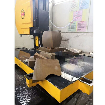 ग्रेनाइट मार्बल ब्लॉक काटने और आकार देने के लिए स्वचालित 5 एक्सिस सीएनसी डायमंड वायर सॉ मशीन