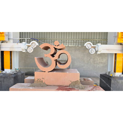 Xianda DISCOVERY 4 Ultimate CNC Diamond Wire Saw Machine∙∙ 4-Axis Special Shape Stone Profiling Machine for Columns, Tombstones & Landscape Stones ∙∙ 4 अक्षीय विशेष आकार की पत्थर प्रोफाइलिंग मशीन स्तंभों, कब्रिस्तानों और लैंडस्केप पत्थरों के लिए