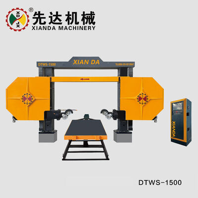 XIANDA DTWS-1500 DTWS-2000 4 एक्सिस सीएनसी डायमंड वायर सॉ मशीन, ग्रेनाइट मार्बल के विशेष आकारों के लिए टोम्बस्टोन स्टोन प्रोफाइलिंग कटिंग मशीन