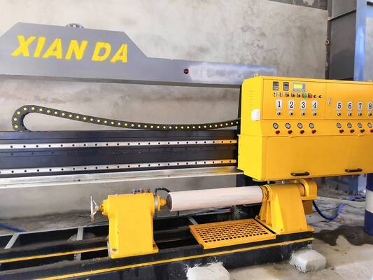 Multi-heads Solid Column Polish Machine For Marble Granite Processing