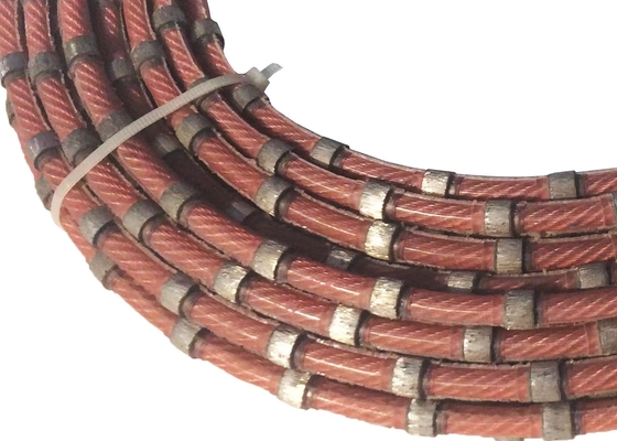 कटिंग स्टोन 8.8mm डायमंड वायर कटिंग रोप मार्बल प्रोफाइलिंग 20-30m/s