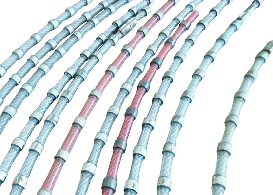 कटिंग स्टोन 8.8mm डायमंड वायर कटिंग रोप मार्बल प्रोफाइलिंग 20-30m/s