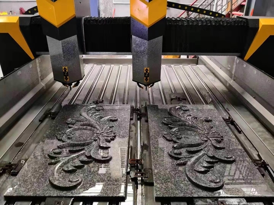 5.5kw सीएनसी स्टोन नक्काशी मशीन प्रकृति स्टोन 1600x2500mm
