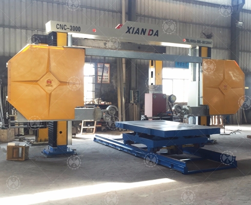 डायमंड वायर सॉ स्टोन प्रोफाइलिंग कटिंग मशीन 11kw