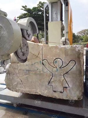 संगमरमर ग्रेनाइट के लिए सीएनसी स्टोन काटने की मशीन डायमंड वायर देखा मशीन