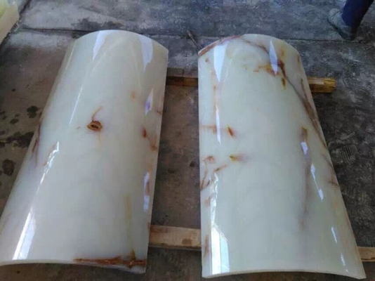 स्टोन कॉलम कटिंग मशीन पीएलसी सर्कुलर स्लैब पॉलिशिंग मशीन