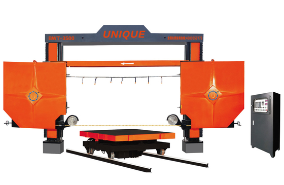ग्रेनाइट के लिए 380V डायमंड वायर रॉक कटिंग मशीन 6800X8900X4700mm