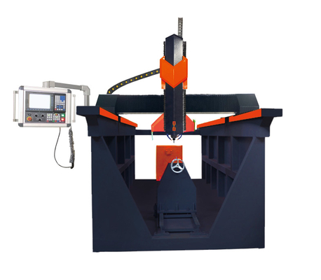 4axis कॉलम सीएनसी स्टोन नक्काशी मशीन 7.5kw Jadestone